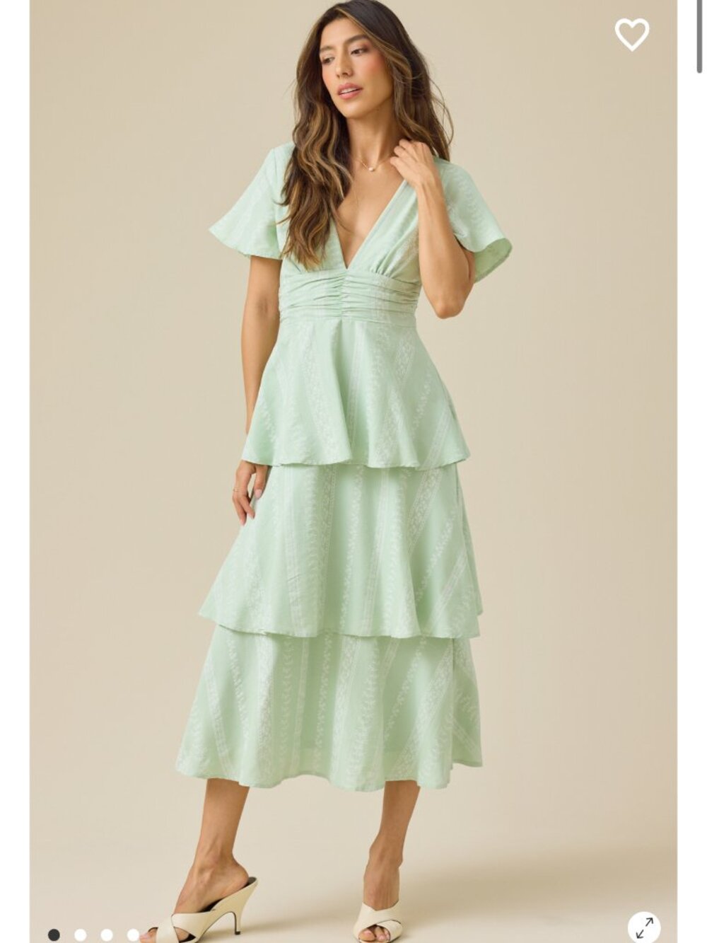 Altar'd State Annie Embroidered Maxi Dress NWT